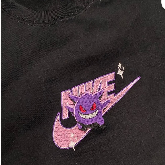 Gengar Pokemon black sweatshirt - Picture 2 of 2